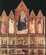 GIOVANNI DA MILANO Polyptych with Madonna and Saints china oil painting reproduction